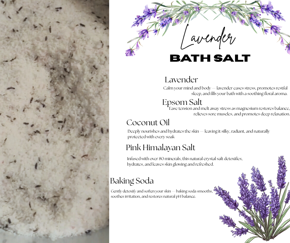 Lavender Mineral Bath Salt
